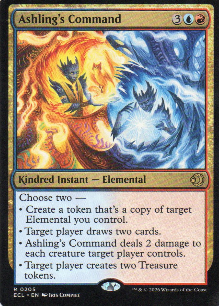 Ashling's Command ECL 205 Rare Ingles