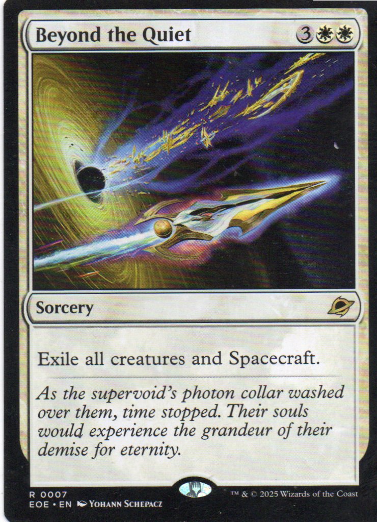 Beyond the Quiet EOE 007 Rare Ingles