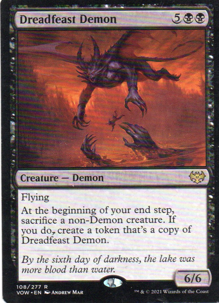 Dreadfeast Demon VOW 108 Rare Ingles