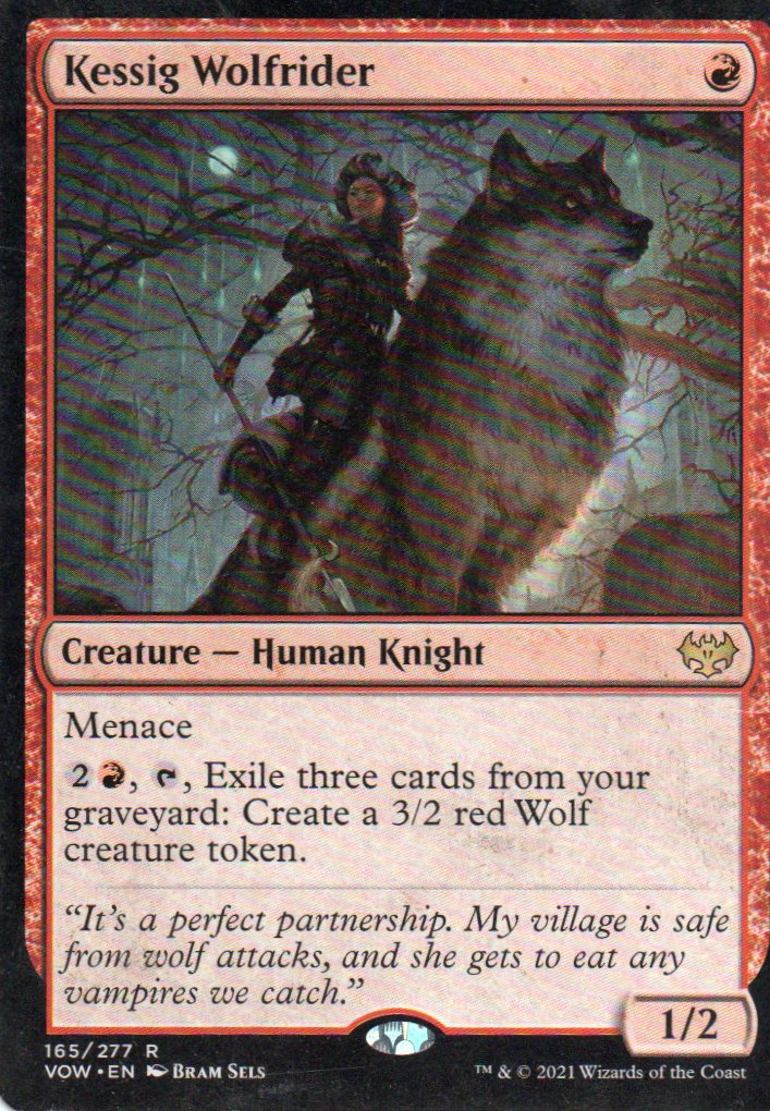 Kessig Wolfrider VOW 165 Rare Ingles