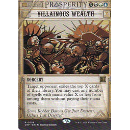 Villainous Wealth OTP 058 Rare Ingles