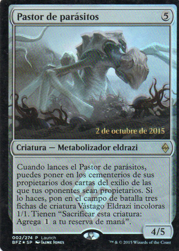 Pastor de Parasitos BFZ 002 Promo Ingles