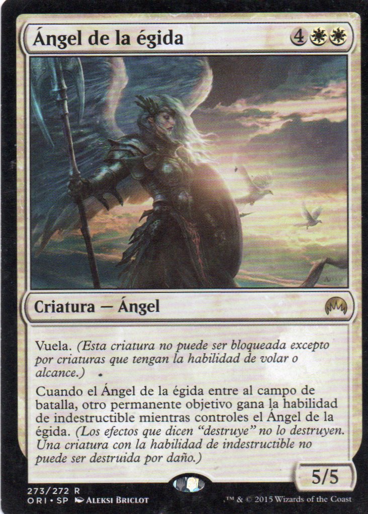 Angel de la egida ORI 273 Rare Español