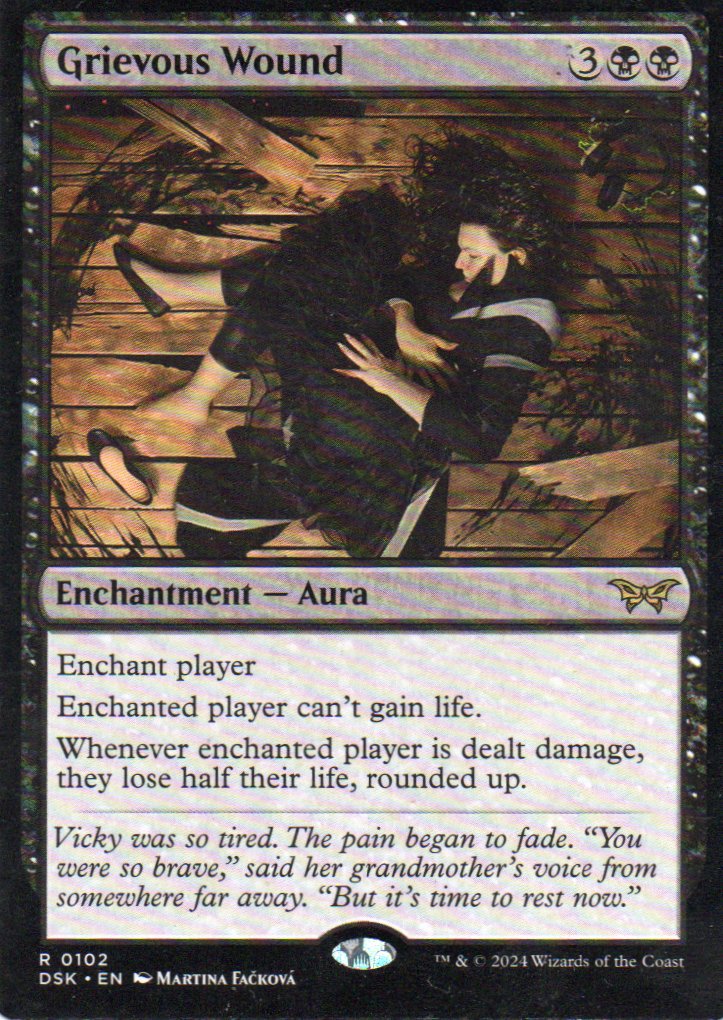 Grievous Wound DSK 102 Rare Ingles