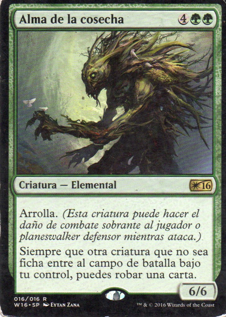 Alma de la Cosecha W16 016 Rare Ingles