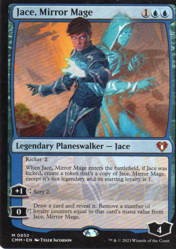 Jace, Mirror Mage CMM 852 Mythic rare Ingles