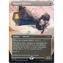 Voyager Glidecar DFT 299 Rare Ingles