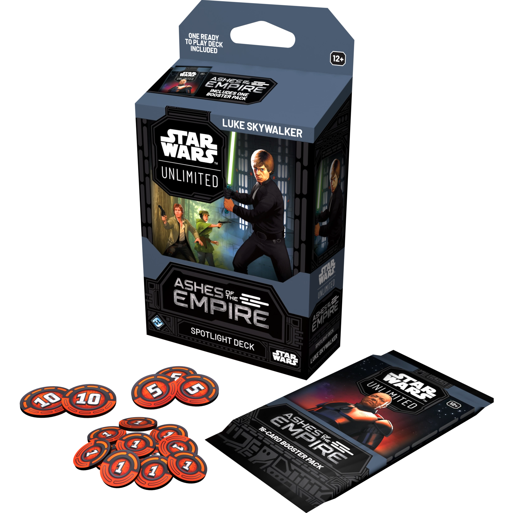 Deck Luke Skywalker Ashes of the Empire Star Wars Unlimited