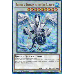 Trishula, Dragon of the Ice Barrier RA02-EN026 Ultimate rare