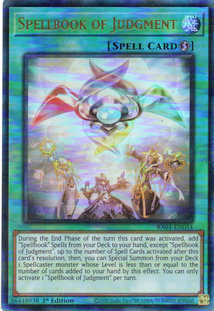 Spellbook of Judgment RA01-EN054 Ultimate rare