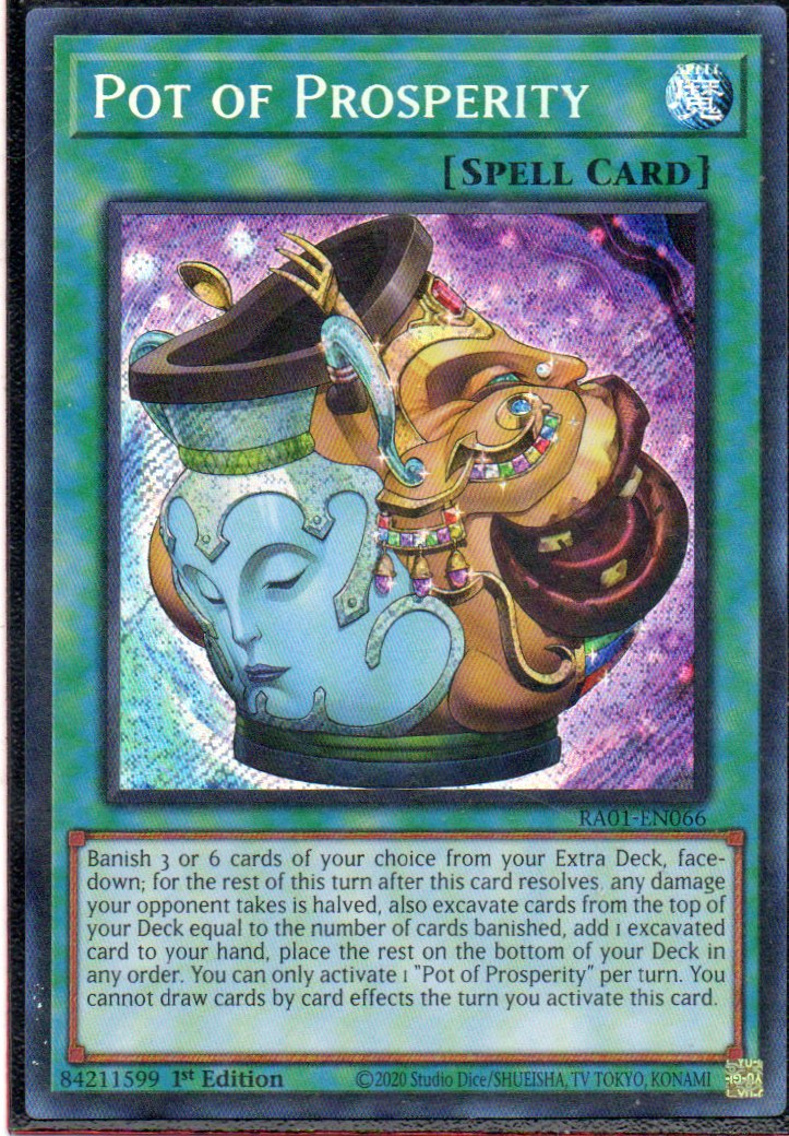 Pot of Prosperity RA01-EN066 Secret rare