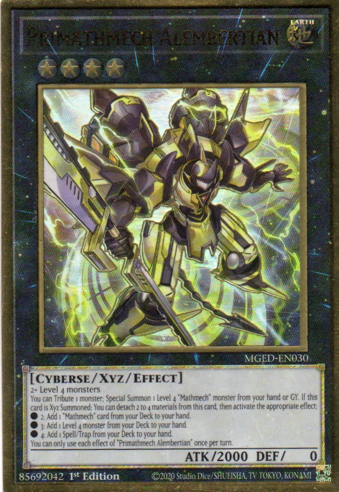 Primathmech Alembertian MGED-EN030 Gold rare