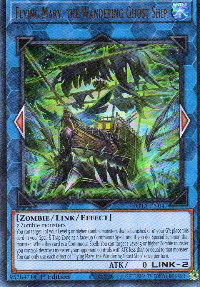 Flying Mary, the Wandering Ghost Ship ROTA-EN047 Ultra rare
