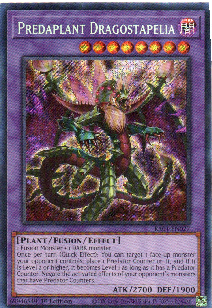 Predaplant Dragostapelia RA01-EN027 Secret rare