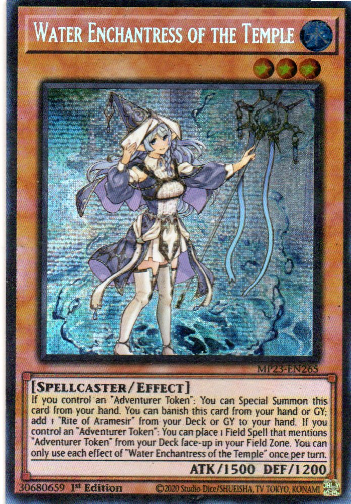 Water Enchantress of the Temple MP23-EN265 Secret rare