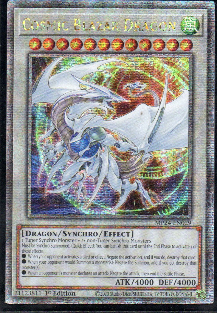 Cosmic Blazar Dragon MP24-EN029 Quarter rare