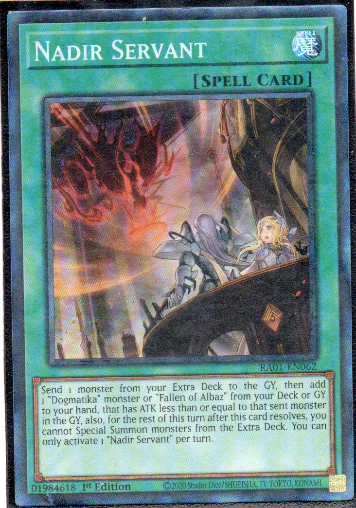 Nadir Servant RA01-EN062 Collector rare