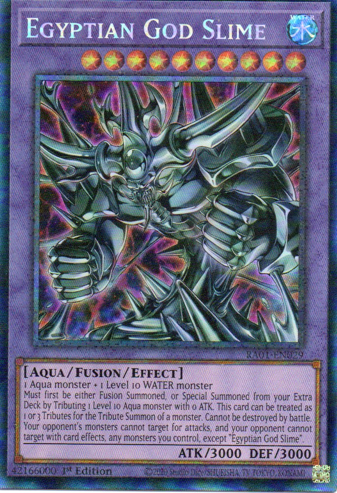 Egyptian God Slime RA01-EN029 Collector rare