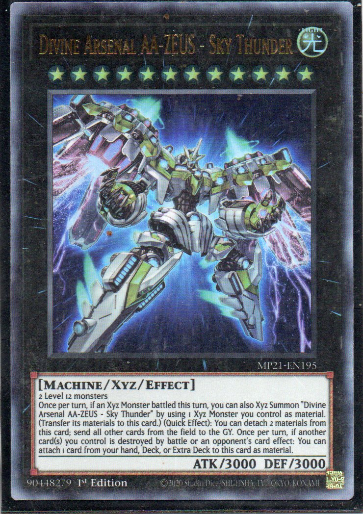 Divine Arsenal AA-ZEUS - Sky Thunder MP21-EN195 Ultra rare