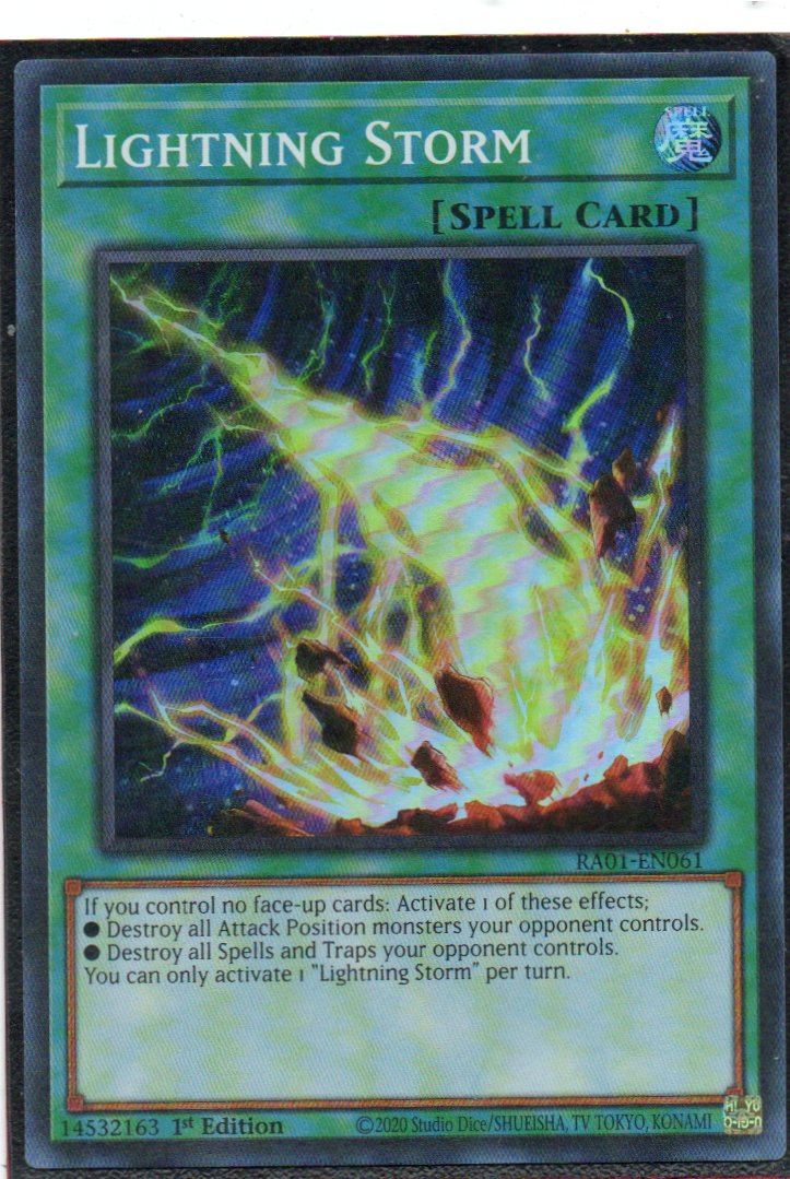 Lightning Storm RA01-EN061 Super rare