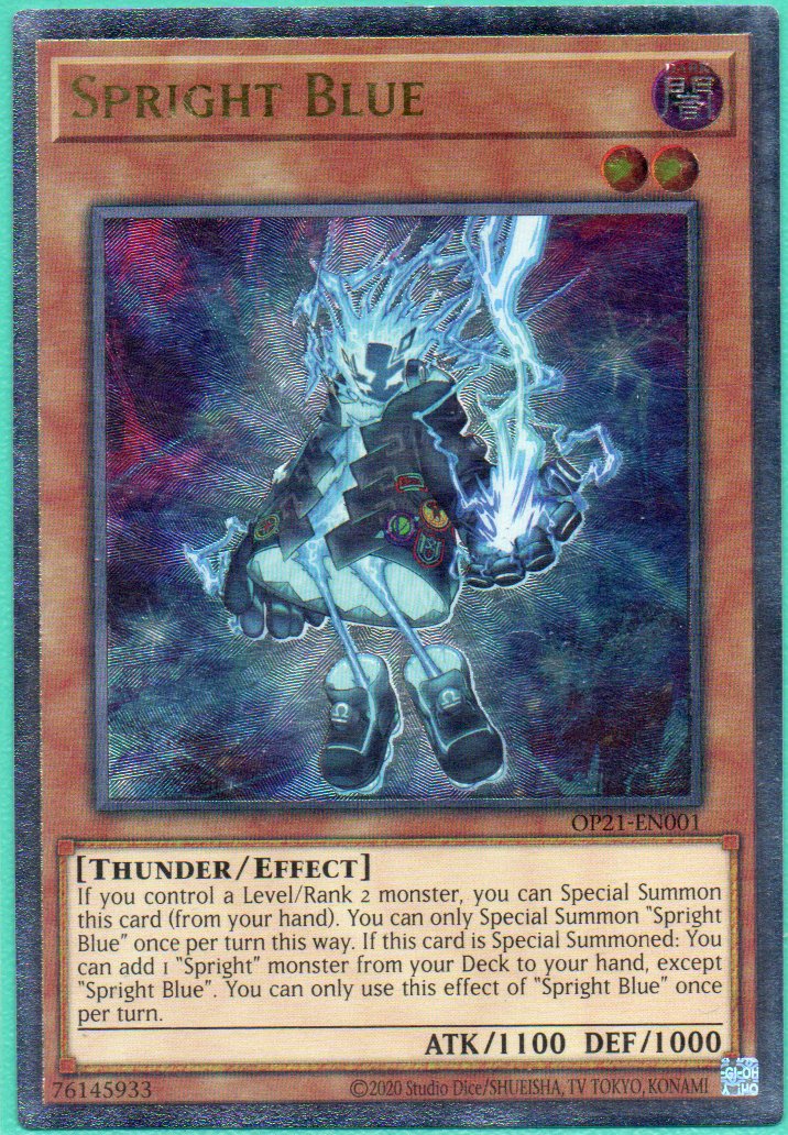 Spright Blue OP21-EN001 Ultimate rare