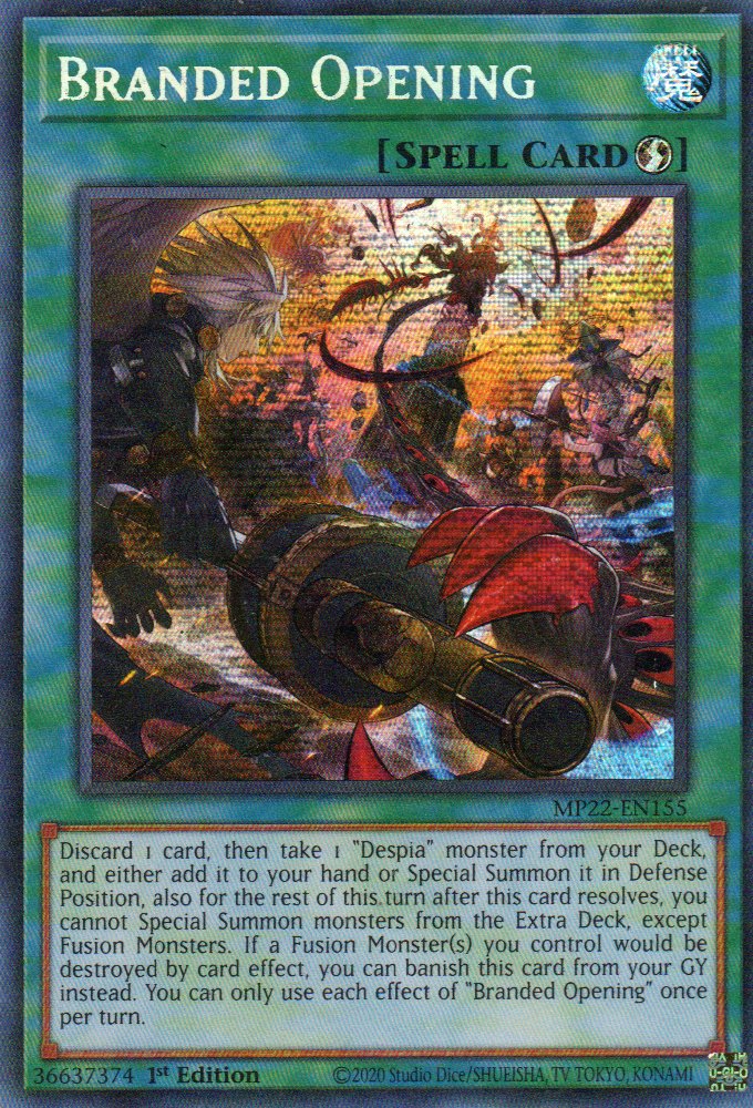 Branded Opening MP22-EN155 Secret rare