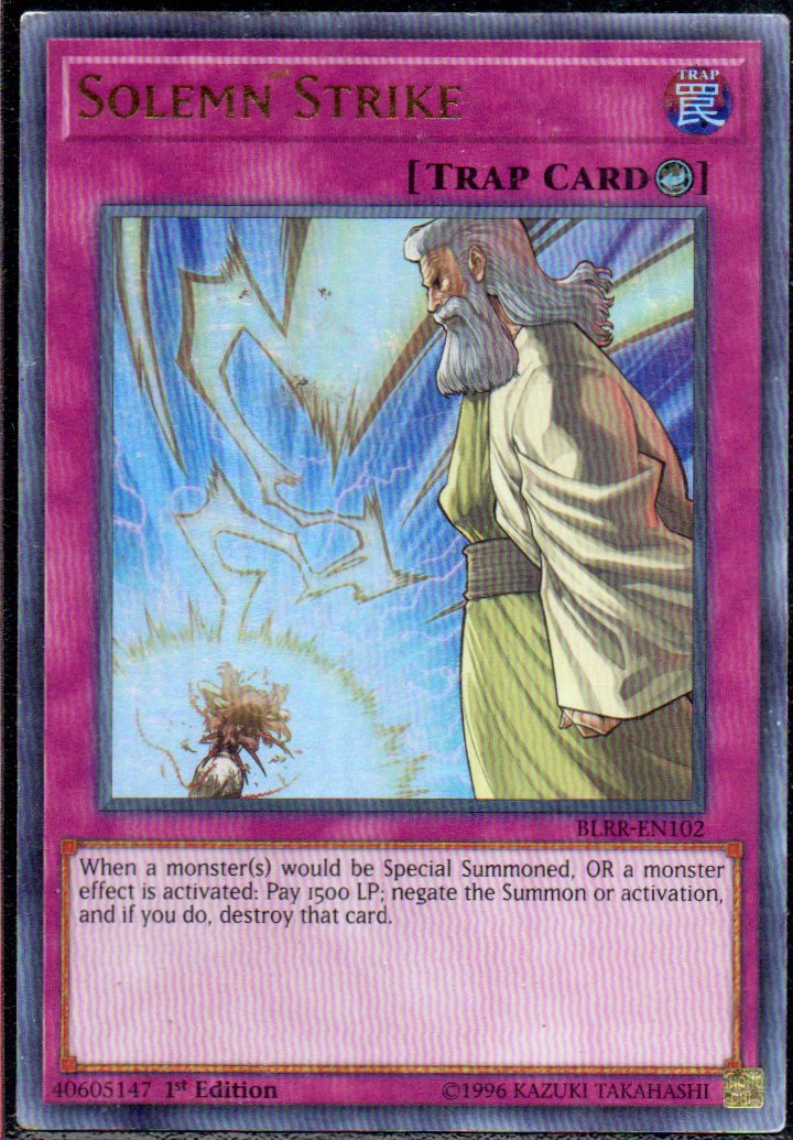 Solemn Strike BLRR-EN102 Ultra rare