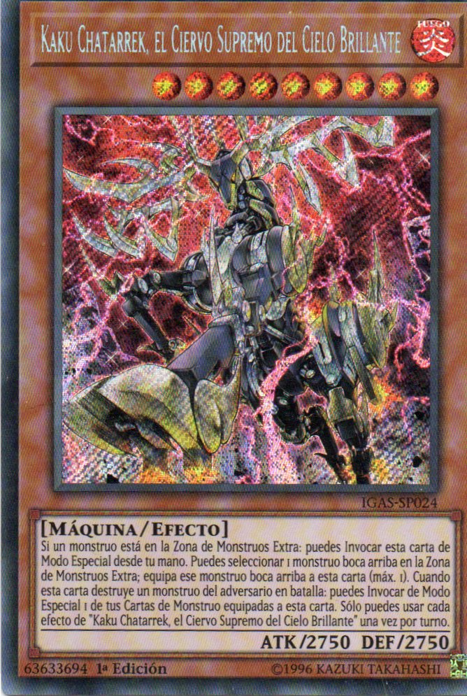Kaku Chatarrek, el Ciervo Supremo del Cuelo Brillante IGAS-SP024 Secret rare