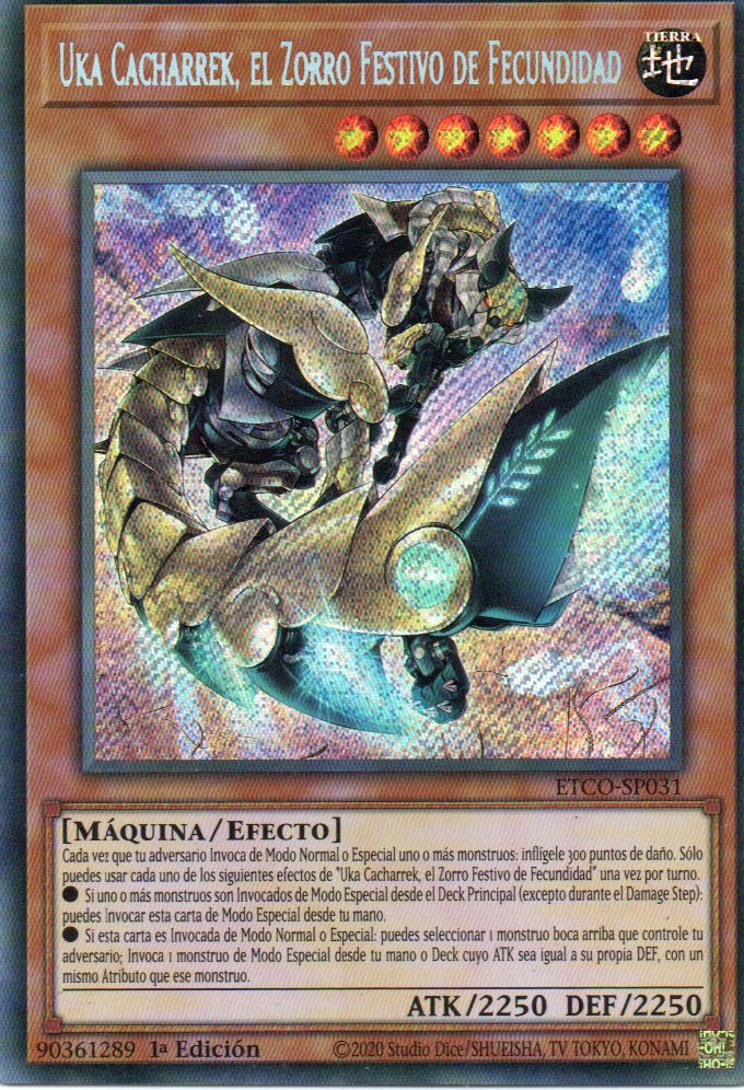 Uka Cacharrek, el Zorro Festivo de Fecundidad ETCO-SP031 Secret rare