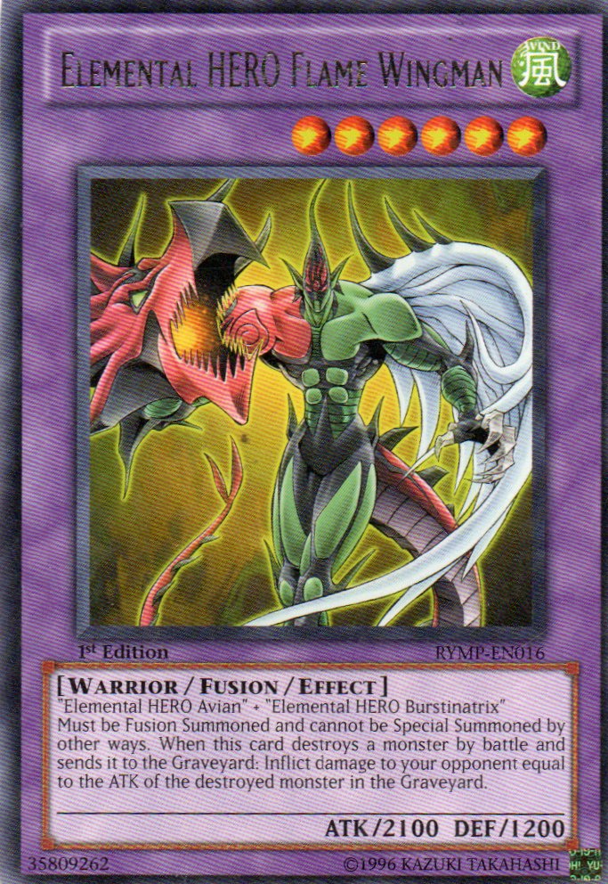 Elemental HERO Flame Wingman RYMP-EN016 Rare