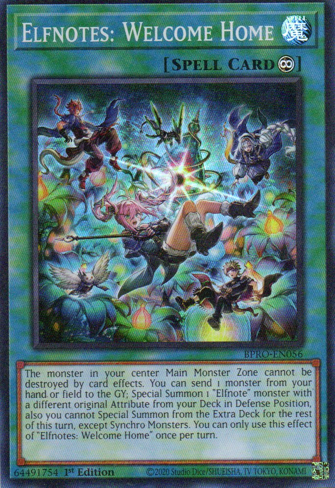 Elfnotes: Welcome Home BPRO-EN056 Super rare