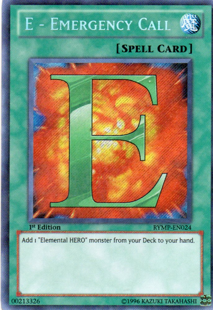 E - Emergency Call RYMP-EN024 Secret rare