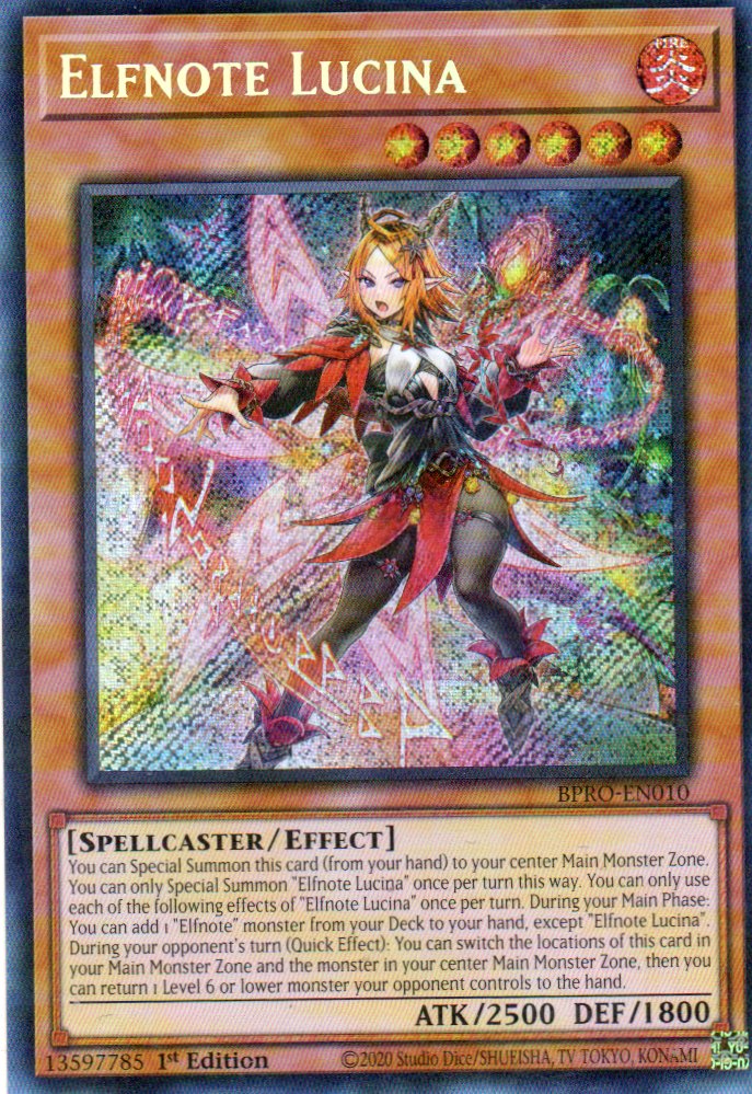 Elfnote Lucina BPRO-EN010 Secret rare