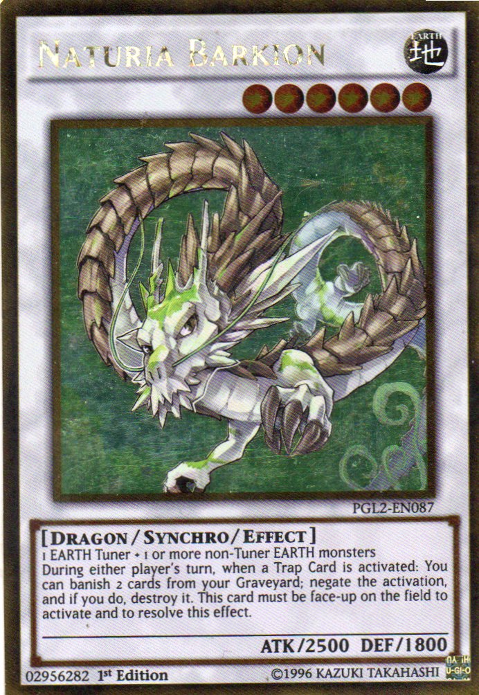Naturia Barkion PGL2-EN087 Gold rare