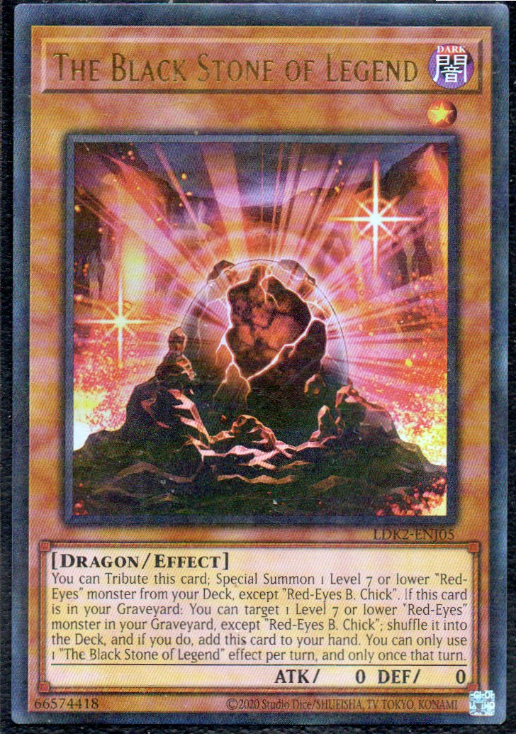The Black Stone of Legend LDK2-ENJ05 Ultra rare