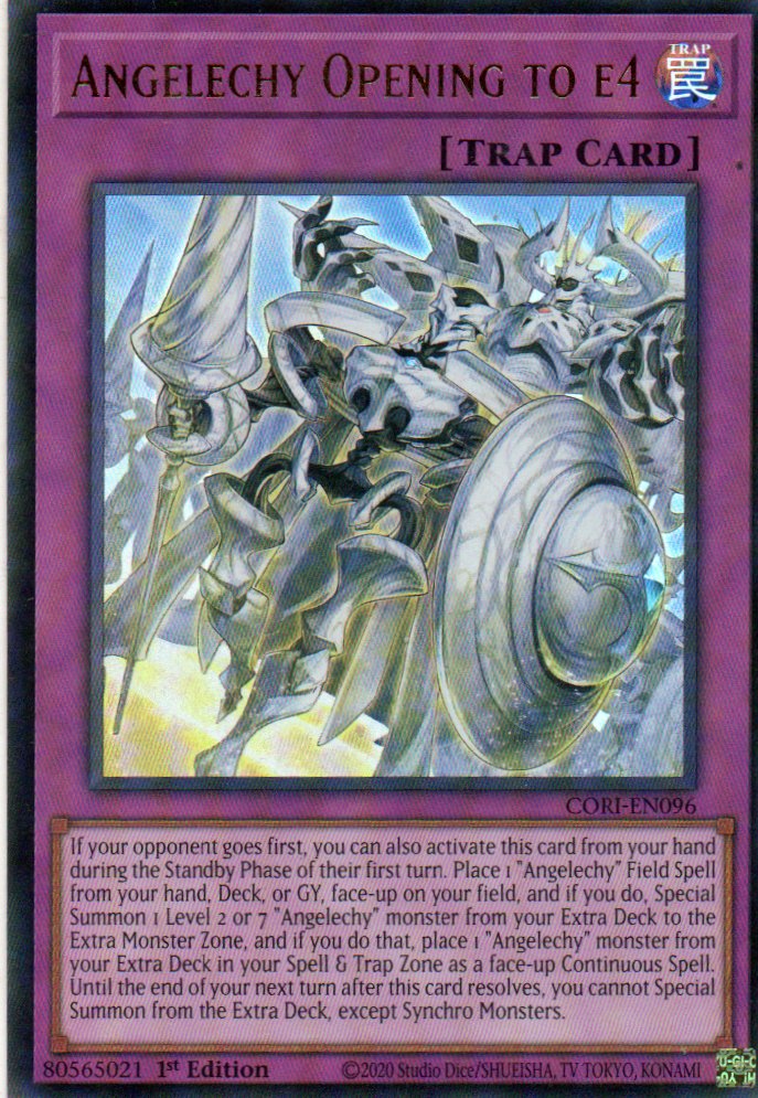 Angelechy Opening to E4 CORI-EN096 Ultra rare
