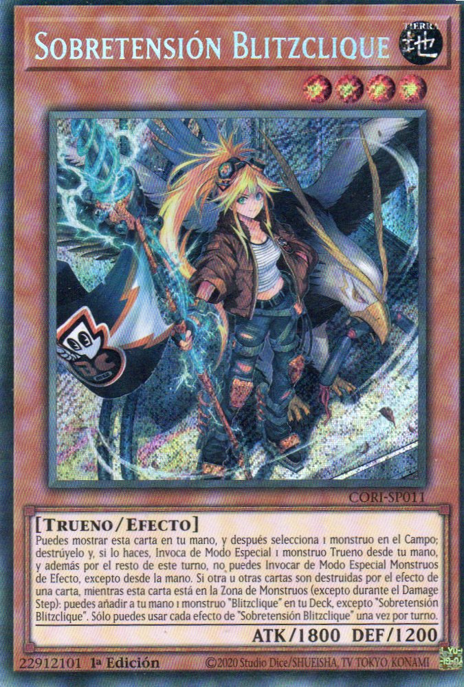 Sobretension Blitzclique CORI-SP011 Secret rare