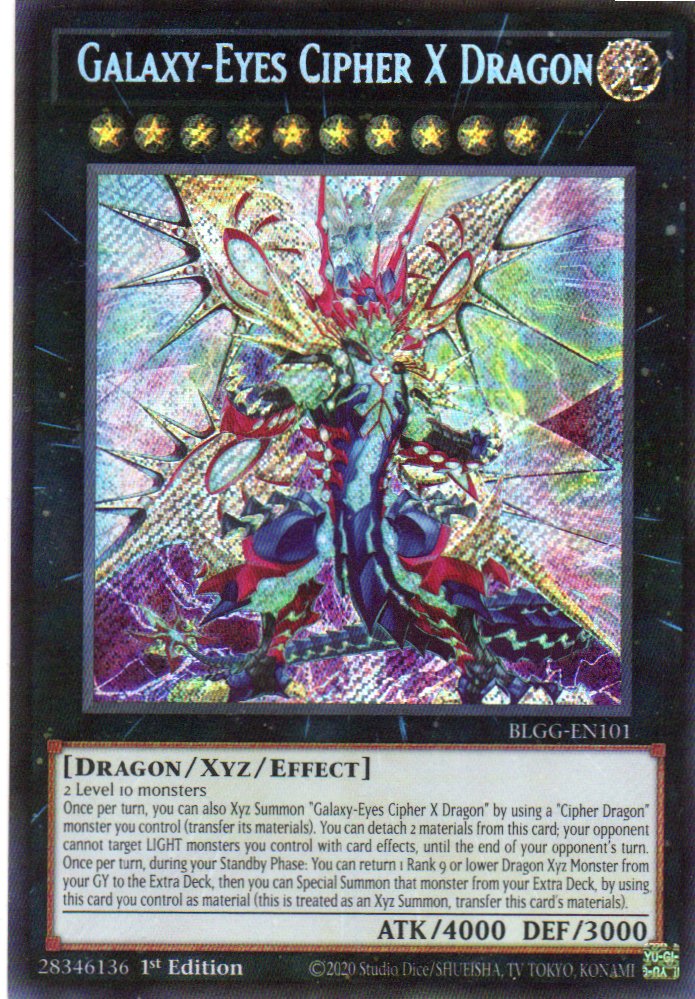 Galaxy-Eyes Cipher X Dragon BLGG-EN101 Secret rare