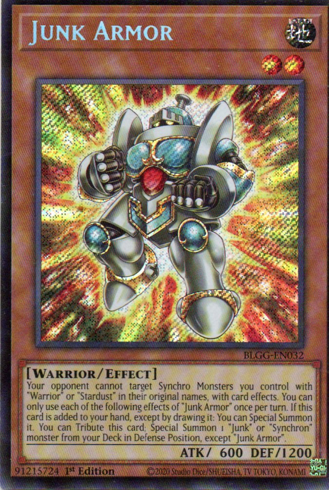 Junk Armor BLGG-EN032 Secret rare
