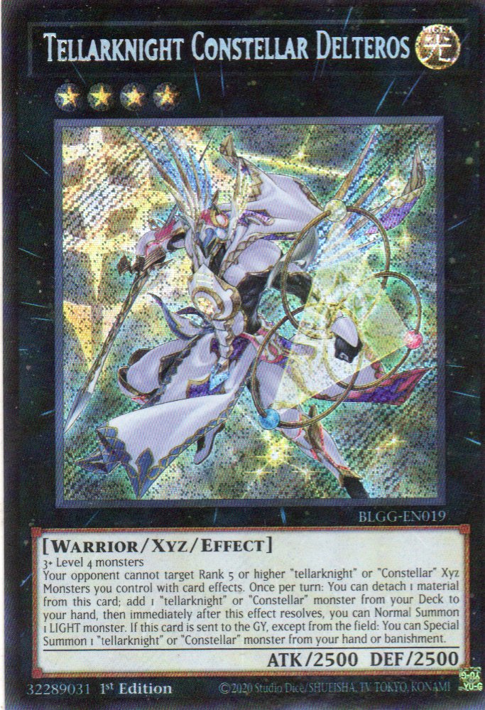 Tellarknight Constellar Delteros BLGG-EN019 Secret rare