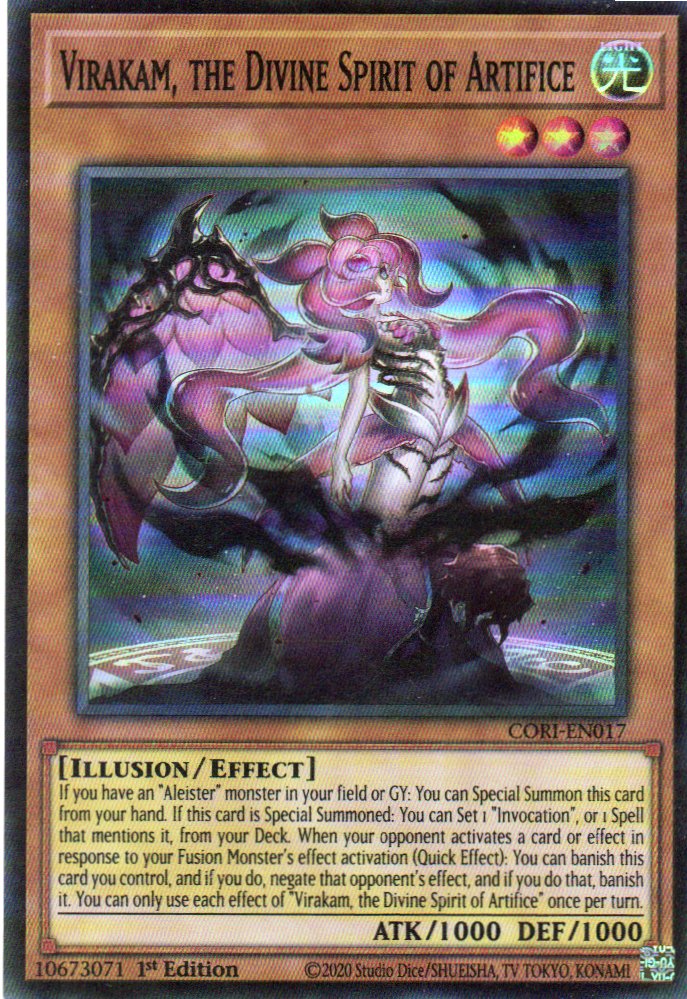 Vikaram, the Divine Spirit of Artifice CORI-EN017 Super rare