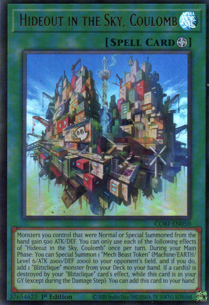 Hideout in the Sky, Coulomb CORI-EN050 Ultra rare