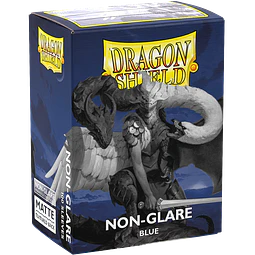Micas Blue Non-Glare Matte Standard Dragon Shield c/100