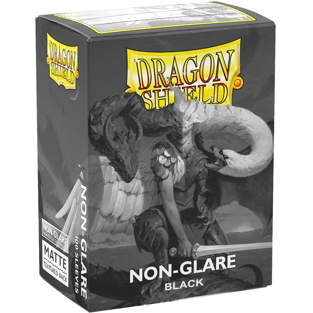 Micas Black Non-Glare Matte Standard Dragon Shield c/100