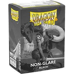 Micas Black Non-Glare Matte Standard Dragon Shield c/100