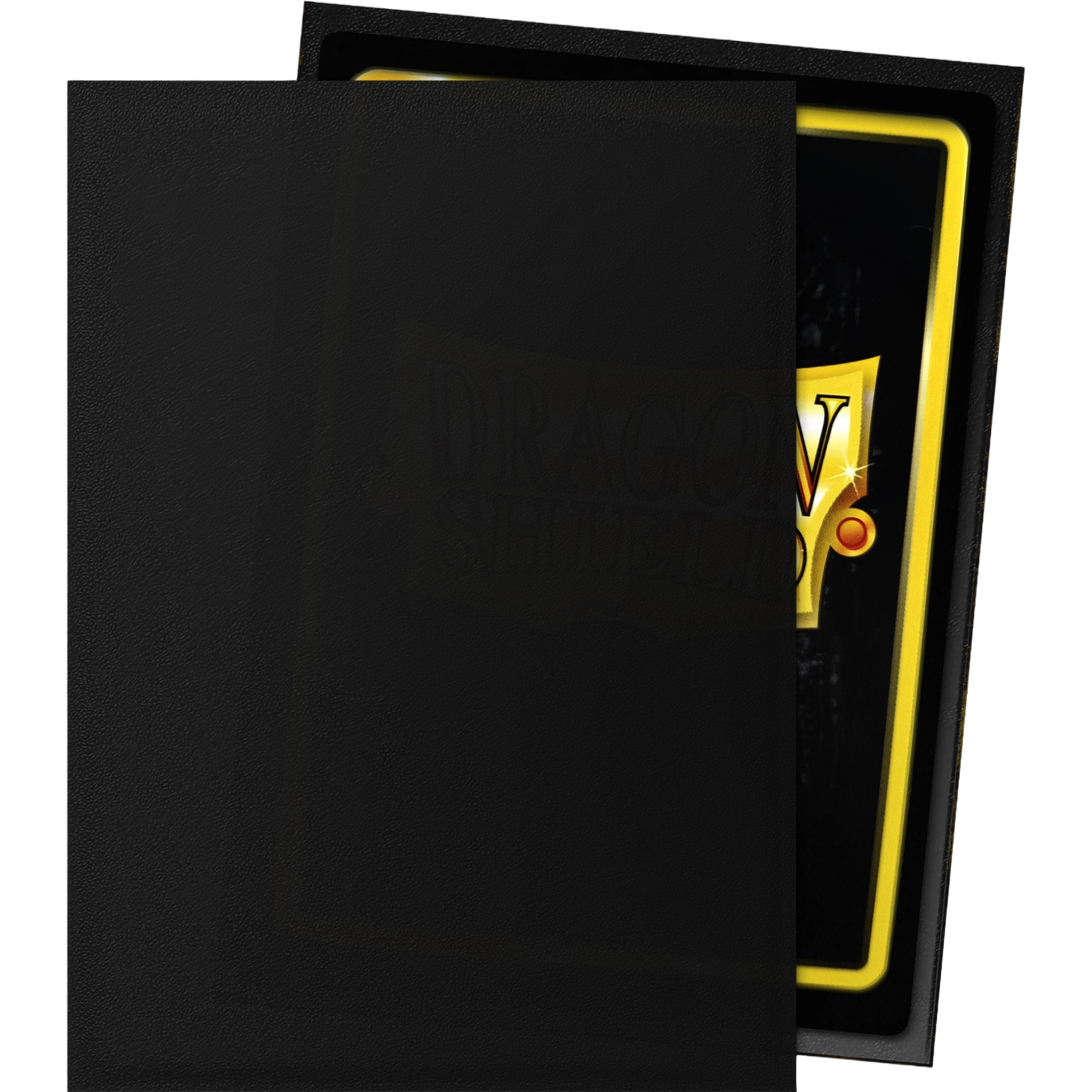 Micas Black Non-Glare Matte Standard Dragon Shield c/100