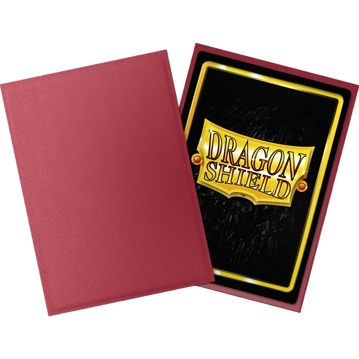 Micas Blood Red Non-Glare Matte Standard Dragon Shield c/100