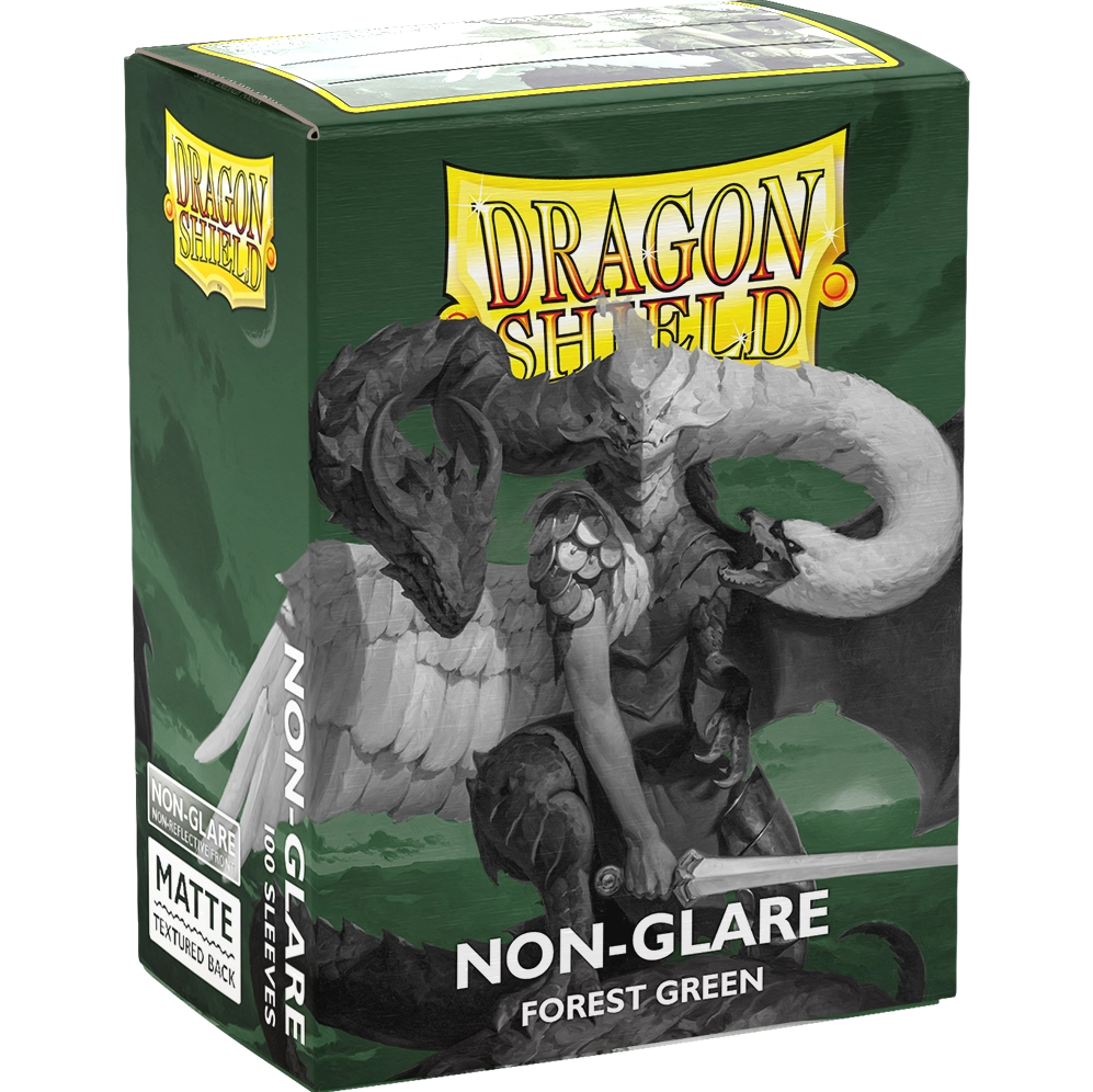 Micas Forest Green Non-Glare Matte Standard Dragon Shield c/100