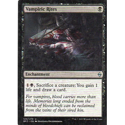 Vampiric Rites BFZ 124 Uncommun ingles