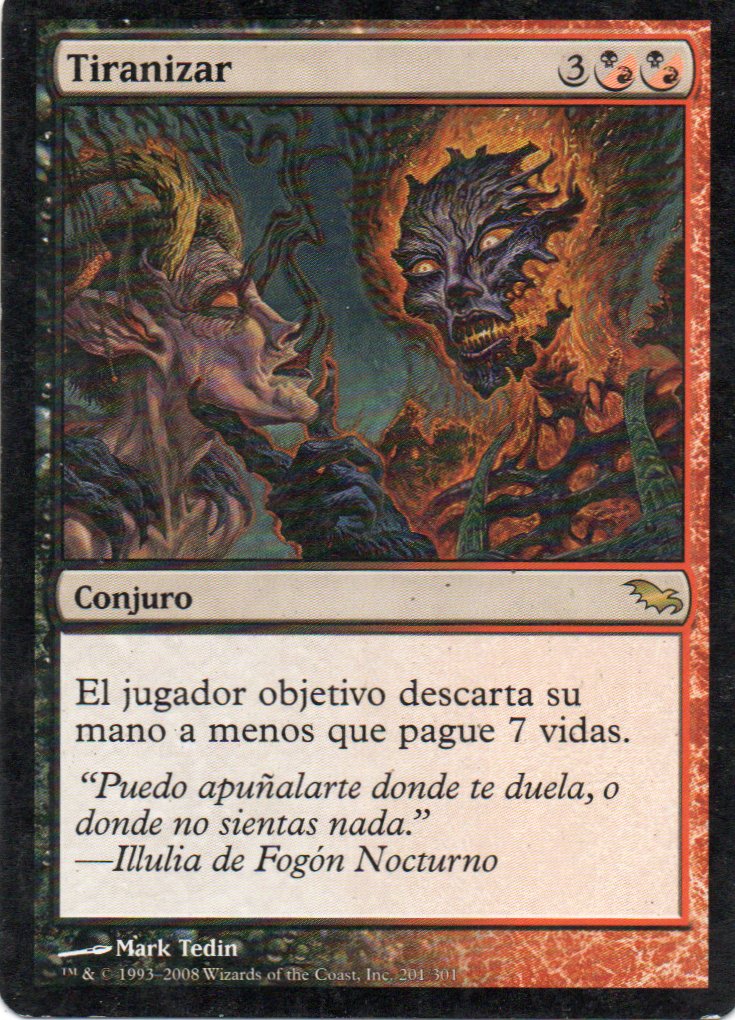 Tiranizar 201 Rare Español